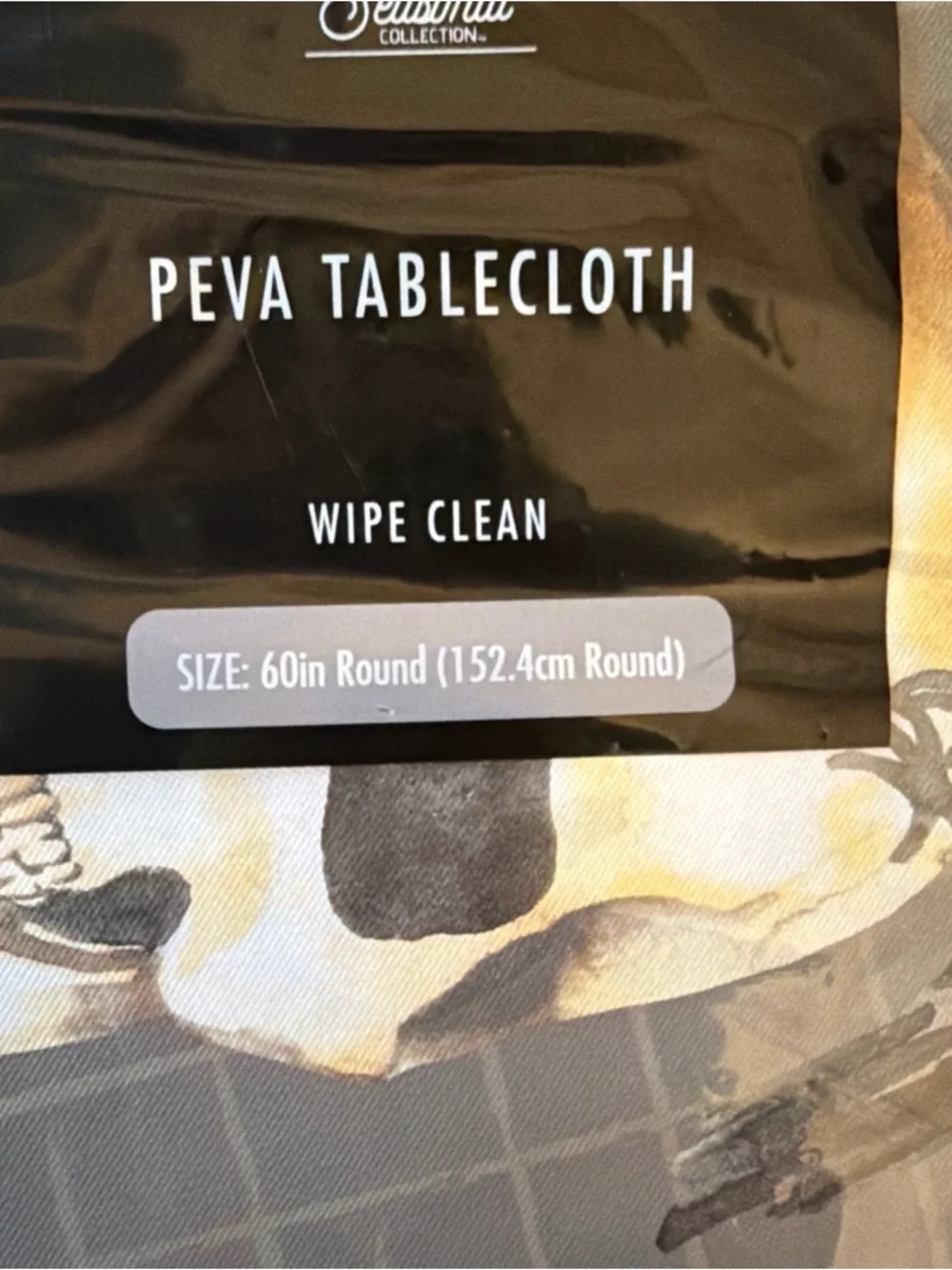 Peva round tablecloth